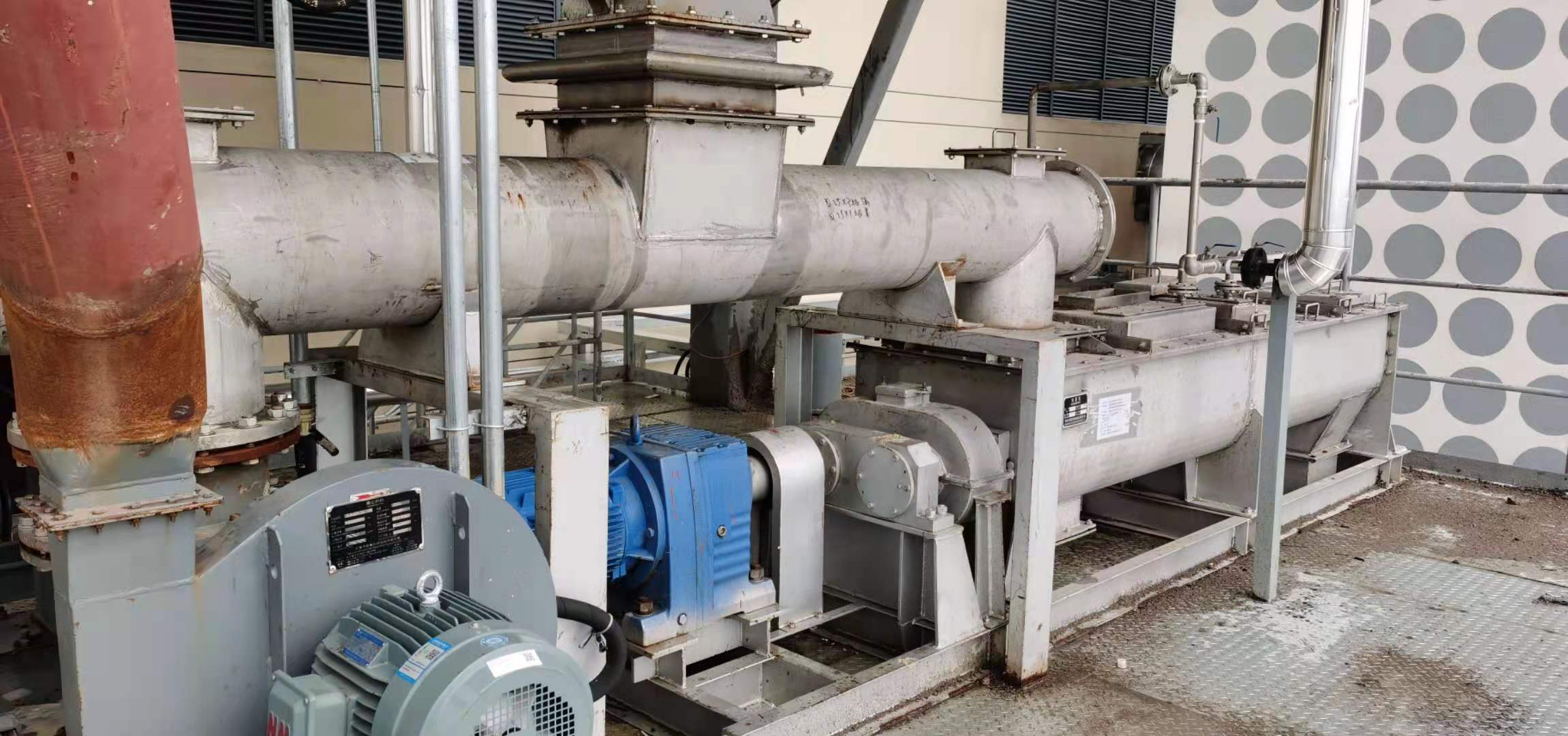 08 上海青浦污泥干化焚燒項(xiàng)目螺旋輸送機(jī)、加濕機(jī)
